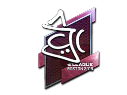 Sticker chrisJ (Foil) | Boston 2018 - Preço e onde comprar no CS2