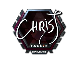Sticker chrisJ (Foil) | London 2018 - Preço e onde comprar no CS2