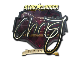 Sticker chrisJ (Gold) | Berlin 2019 - Preço e onde comprar no CS2