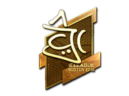 Sticker chrisJ (Gold) | Boston 2018 - Preço e onde comprar no CS2