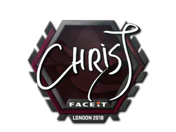 Sticker chrisJ | London 2018 - Preço e onde comprar no CS2