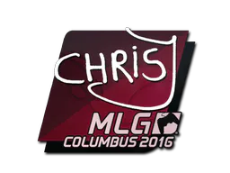 Sticker chrisJ | MLG Columbus 2016 - Preço e onde comprar no CS2