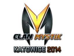 Sticker Clan-Mystik (Foil) | Katowice 2014 - Preço e onde comprar no CS2