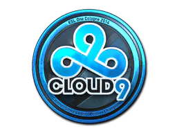 Sticker Cloud9 (Foil) | Cologne 2014 - Preço e onde comprar no CS2