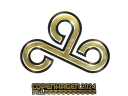 Sticker Cloud9 (Gold) | Copenhagen 2024 - Preço e onde comprar no CS2