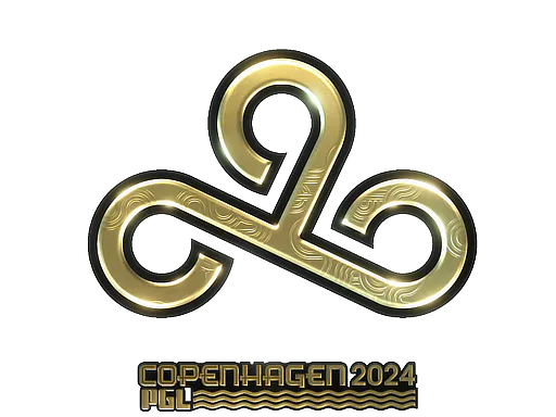 Sticker Cloud9 (Gold) | Copenhagen 2024 - Preço e onde comprar no CS2