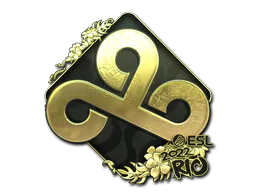 Sticker Cloud9 (Gold) | Rio 2022 - Preço e onde comprar no CS2