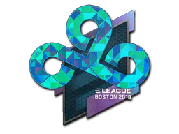 Sticker Cloud9 (Holo) | Boston 2018 - Preço e onde comprar no CS2