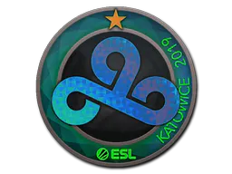 Sticker Cloud9 (Holo) | Katowice 2019 - Preço e onde comprar no CS2