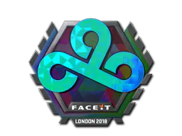 Sticker Cloud9 (Holo) | London 2018 - Preço e onde comprar no CS2