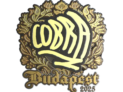 Sticker cobra (Gold) | Budapest 2025 - Preço e onde comprar no CS2