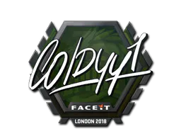 Sticker COLDYY1 | London 2018 - Preço e onde comprar no CS2