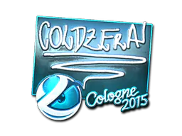 Sticker coldzera (Foil) | Cologne 2015 - Preço e onde comprar no CS2