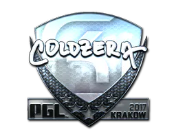Sticker coldzera (Foil) | Krakow 2017 - Preço e onde comprar no CS2
