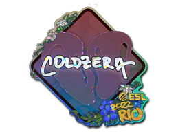 Sticker coldzera (Glitter) | Rio 2022 - Preço e onde comprar no CS2