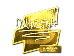 Sticker coldzera (Gold) | Atlanta 2017 - Preço e onde comprar no CS2