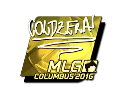 Sticker coldzera (Gold) | MLG Columbus 2016 - Preço e onde comprar no CS2