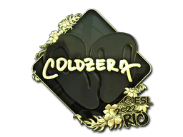 Sticker coldzera (Gold) | Rio 2022 - Preço e onde comprar no CS2