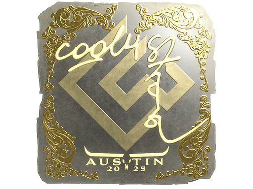 Sticker cool4st (Gold) | Austin 2025 - Preço e onde comprar no CS2