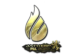Sticker Copenhagen Flames (Gold) | Antwerp 2022 - Preço e onde comprar no CS2