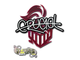 Sticker CRUC1AL | Paris 2023 - Preço e onde comprar no CS2