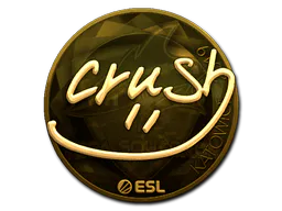 Sticker crush (Gold) | Katowice 2019 - Preço e onde comprar no CS2