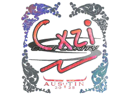 Sticker Cxzi (Holo) | Austin 2025 - Preço e onde comprar no CS2