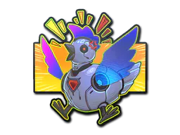 Sticker Cyber Chicken (Holo) - Preço e onde comprar no CS2