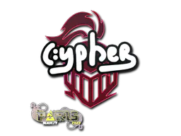 Sticker Cypher | Paris 2023 - Preço e onde comprar no CS2