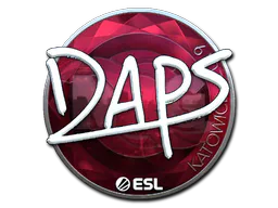 Sticker daps (Foil) | Katowice 2019 - Preço e onde comprar no CS2