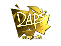 Sticker daps (Gold) | Cologne 2016 - Preço e onde comprar no CS2
