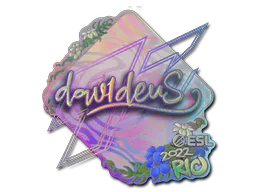 Sticker dav1deuS (Holo) | Rio 2022 - Preço e onde comprar no CS2