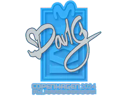 Sticker dav1g | Copenhagen 2024 - Preço e onde comprar no CS2