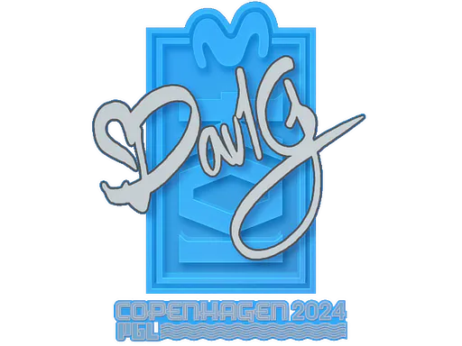Sticker dav1g | Copenhagen 2024 - Preço e onde comprar no CS2