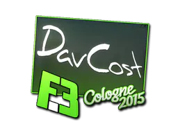 Sticker DavCost | Cologne 2015 - Preço e onde comprar no CS2
