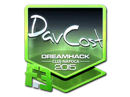 Sticker DavCost (Foil) | Cluj-Napoca 2015 - Preço e onde comprar no CS2
