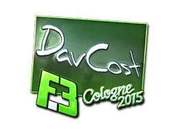 Sticker DavCost (Foil) | Cologne 2015 - Preço e onde comprar no CS2