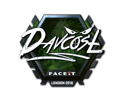 Sticker DavCost (Foil) | London 2018 - Preço e onde comprar no CS2