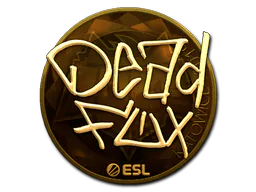 Sticker DeadFox (Gold) | Katowice 2019 - Preço e onde comprar no CS2