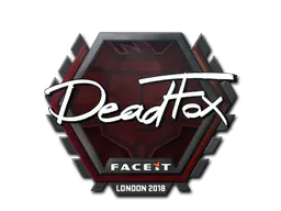 Sticker DeadFox | London 2018 - Preço e onde comprar no CS2