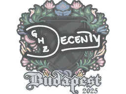 Sticker decenty | Budapest 2025 - Preço e onde comprar no CS2