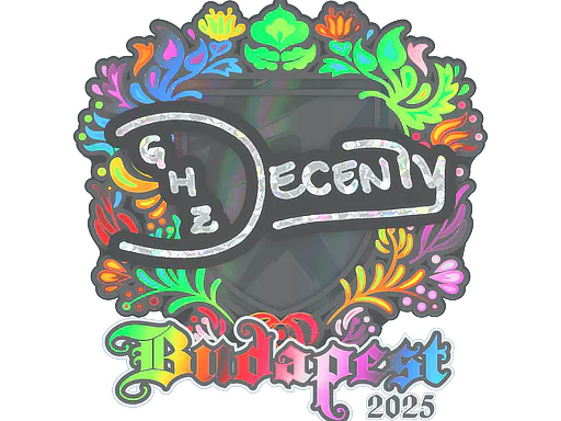 Sticker decenty (Holo) | Budapest 2025 - Preço e onde comprar no CS2