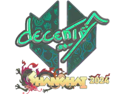 Sticker decenty (Holo) | Shanghai 2024 - Preço e onde comprar no CS2