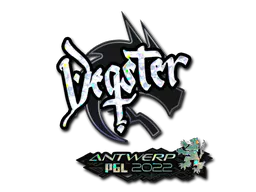 Sticker degster (Glitter) | Antwerp 2022 - Preço e onde comprar no CS2
