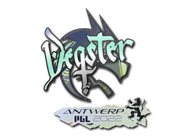 Sticker degster (Holo) | Antwerp 2022 - Preço e onde comprar no CS2