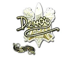 Sticker DemQQ (Gold) | Paris 2023 - Preço e onde comprar no CS2