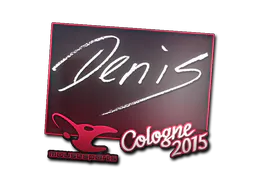 Sticker denis | Cologne 2015 - Preço e onde comprar no CS2