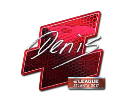 Sticker denis (Foil) | Atlanta 2017 - Preço e onde comprar no CS2