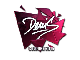 Sticker denis (Foil) | Cologne 2016 - Preço e onde comprar no CS2