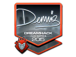 Sticker dennis (Foil) | Cluj-Napoca 2015 - Preço e onde comprar no CS2